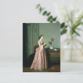 De liefdesbrief briefkaart (Staand voorkant)