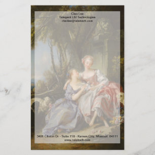 De liefdesbrief van François Boucher Briefpapier