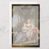 De liefdesbrief van François Boucher Briefpapier (Voorkant / Achterkant)
