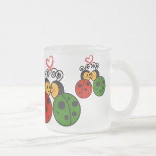 De liefdesbugs matglas koffiemok