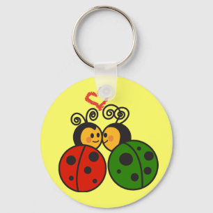 De liefdesbugs sleutelhanger
