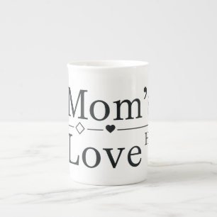 De liefdesformule van mama porselein kop