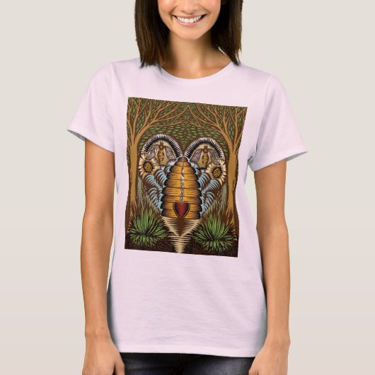 De liefdesliefdesliefdesliefhebbers t-shirt (Voorkant)