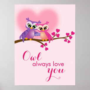 De liefdevolle Eigenaars van de Paar op een Poster