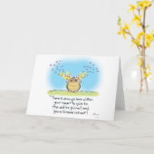 De liefdeWenskaart van de schildpad Kaart (Gele Bloem)