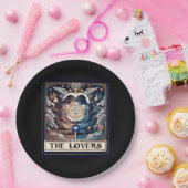 DE LIEFHEBBER Tarot Hemelse Man & Vrouw Soulmates Papieren Bordje (Feest)