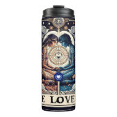 DE LIEFHEBBERS Tarot Celestial Man & Vrouw Soulmat Thermosbeker (Voorkant)