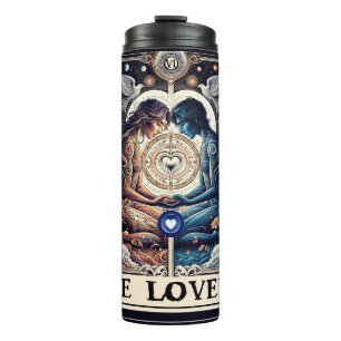 DE LIEFHEBBERS Tarot Celestial Man & Vrouw Soulmat Thermosbeker