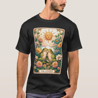 De liefhebbers Tarot Kaart Frog Goblincore estheti T-shirt