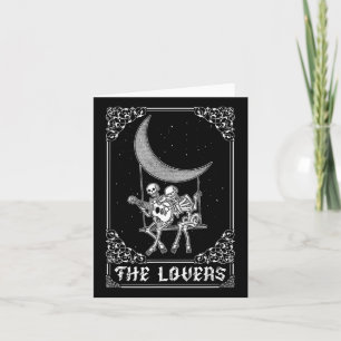 De liefhebbers Tarot Kaart Gothic Halloween Ske