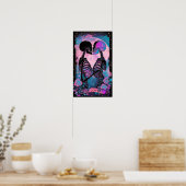 De liefhebbers Tarot Kaart Witchy Poster (Keuken)