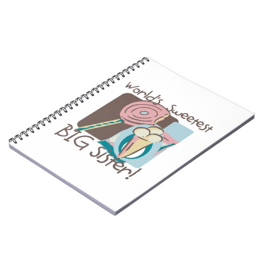 De liefste grote zuster van de wereld notitieboek (Linkerzijde)