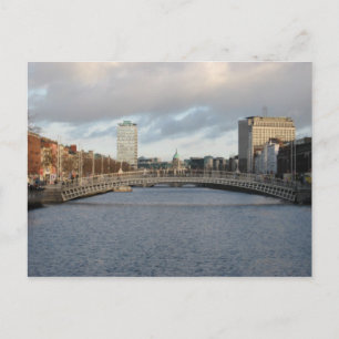De Liffey Ireland Dublin Briefkaart