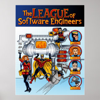De Liga van Software Engineers Poster
