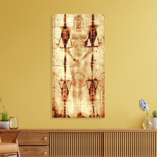 De lijkwade van Turijn Stretched Canvas (Insitu (Woonkamer))