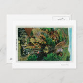 De lijn bij Mt. LoweMt. Lowe, CA Briefkaart (Voorkant / Achterkant)