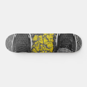 De lijn lopen skateboard