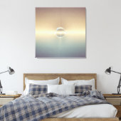 De lijn vasthouden canvas afdruk (Insitu (Slaapkamer))