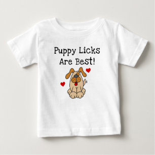 De Likken van het puppy zijn Beste T-shirts en