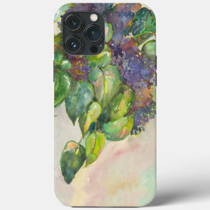 de lila bloesems iPhone 13 pro max hoesje