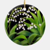 De Lily van de Valley Floral Ornament (Achterkant)