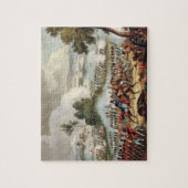 De linkervleugel van het Britse leger in actie bij Legpuzzel (Verticaal)