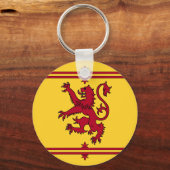 De Lion Rampant van Schotland Sleutelhanger (Voorkant)