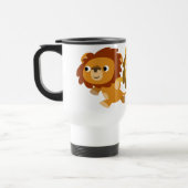 De Lionen van de Cartoon van de klap in een Mok va (Links)