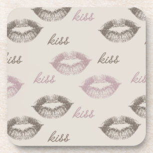 De Lippen van de kus Bier Onderzetter