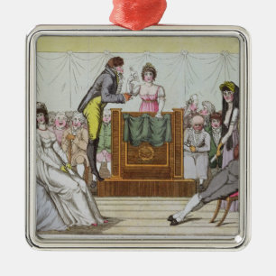 De literaire samenleving metalen ornament