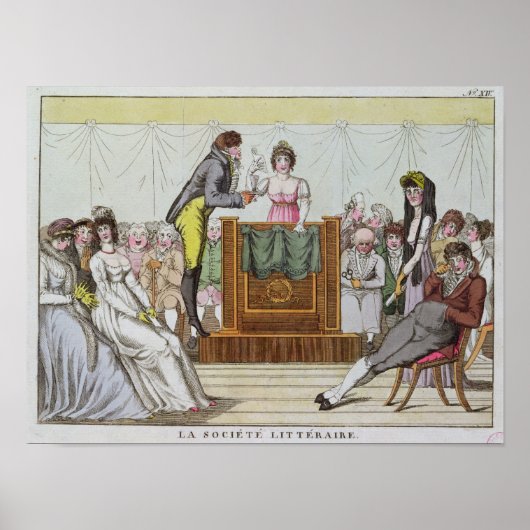 De literaire samenleving poster (Voorkant)