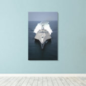 De litorale strijd tegen de onafhankelijkheid van  canvas afdruk (Insitu (Houten vloer))