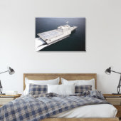 De litorale strijd tegen de onafhankelijkheid van  canvas afdruk (Insitu (Slaapkamer))