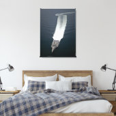 De litorale strijd tegen de onafhankelijkheid van  canvas afdruk (Insitu (Slaapkamer))