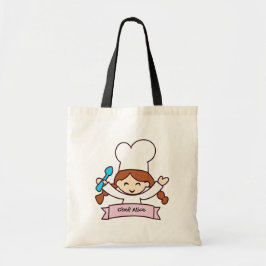 De Little Chef Handgetekende Canvas Tote Bag