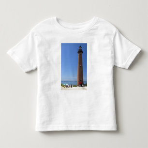 De Little Sable Point Light aan Lake Michigan Kinder Shirts