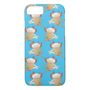 De liucistische Axolotl-telefoondraagtas iPhone 8/7 Hoesje