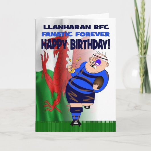 De Llanharan de RFC de fanatique carte (Devant)