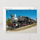 De Locomotief van de Stoom van Baldwin Briefkaart (Voorkant / Achterkant)