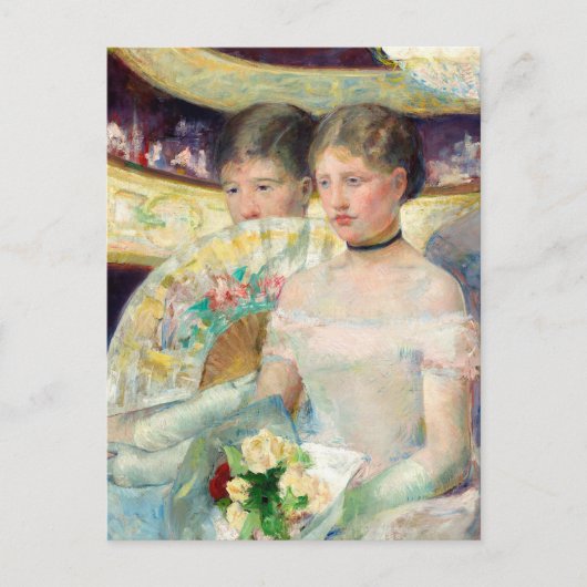 De Loge van Mary Cassatt Briefkaart (Voorkant)