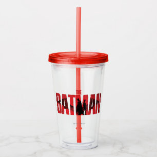 De Logo Batman en Catoman Acryl Drinkbeker