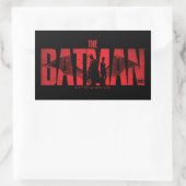 De Logo Batman en Catoman Rechthoekige Sticker (Tas)