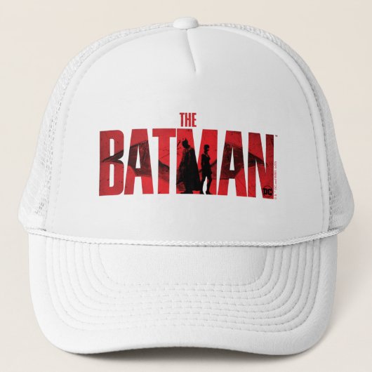 De Logo Batman en Catoman Trucker Pet (Voorkant)
