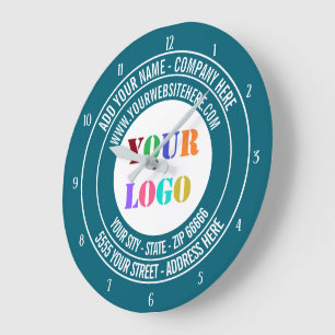 De Logo en de Klok van het Bedrijf van de douane -