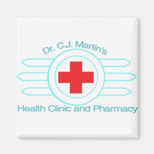 De Logo-magneet van Dr. C.J. Martin Magneet (Voorkant)