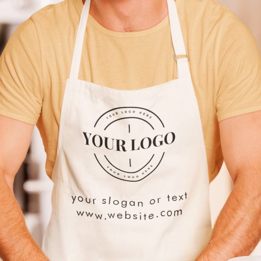 De Logo Slogan Medewerker van het Bedrijf van de d Schort