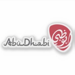 De logo van Abu Dhabi Sticker