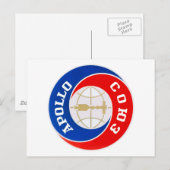 De Logo van de Apollo-Soyuz-missie Briefkaart (Voorkant / Achterkant)