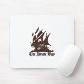 De Logo van de Pirate Bay Wood Muismat (Met muis)