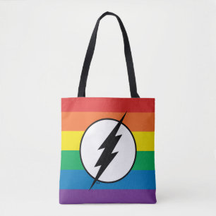 De Logo van de Regenboog van de Flits Draagtas